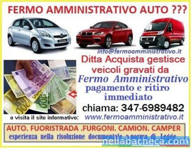 Ditta acquista auto veicoli in fermo Amministrativo o usati