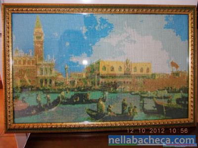 IL CANALETTO (VENEZIA)Quadro a punto croce