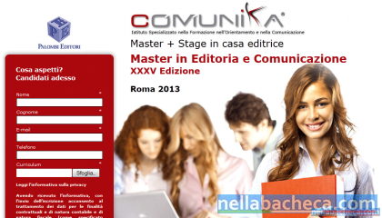 MASTER + STAGE in EDITORIA: LAVORARE COMUNIKANDO!