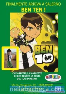 NOLEGGIO MASCOTTE BEN TEN