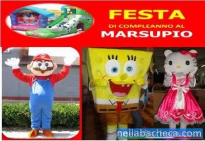 NOLEGGIO MASCOTTE MARIO BROS,HELLOKITTY,SPONGEBOB,GONFIABILI