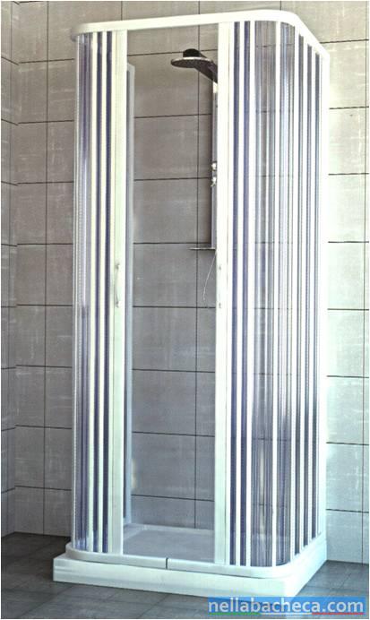 Box doccia in PVC 3 lati 70 x 70 x 70 cm, h 185 cm ...