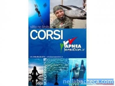 Corsi apnea e pesca sub lecce e provincia