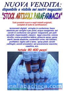 Stock articoli parafarmacia