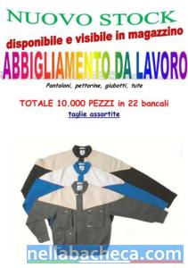 stock abbigliamento da lavoro