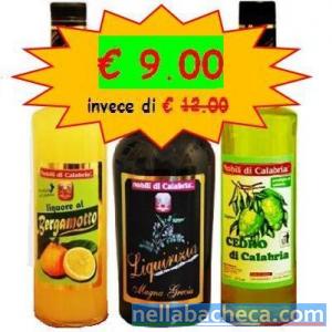 Offerta liquori estivi calabresi