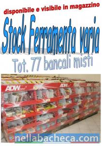 Stock ferramenta mista 77 bancali