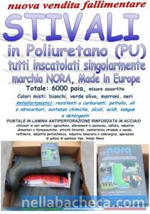 Stock stivali in poliuretano 6200pz